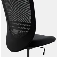 Fotoliu de birou Ikea Flintan Stofă/ Black photo 2
