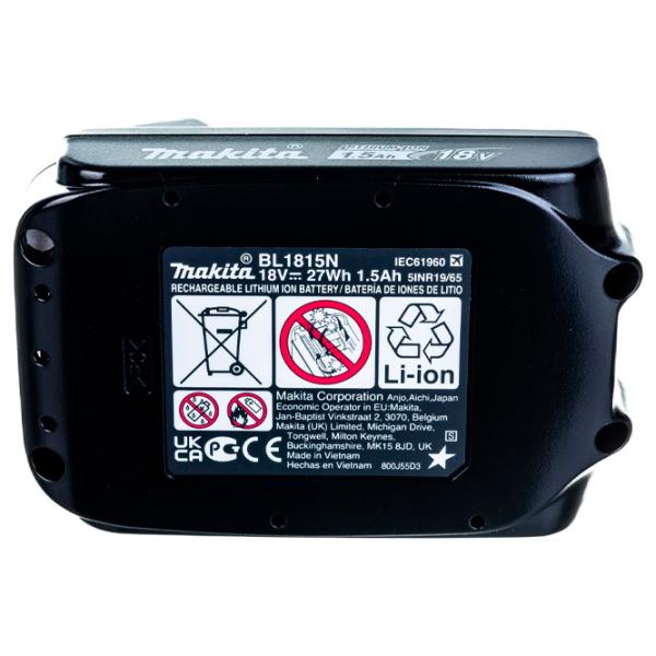 Аккумулятор для инструментов Makita BL1815N Li-Ion/ 1.5 Ач/ 18 V photo 5