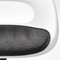 Fotoliu de birou Ikea Loberget Polipropilenă/ Black White photo 3
