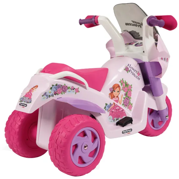Детский мотоцикл Peg Perego Flower Princess 25 кг / 2+ / 4 км/ч / Розовый photo 3