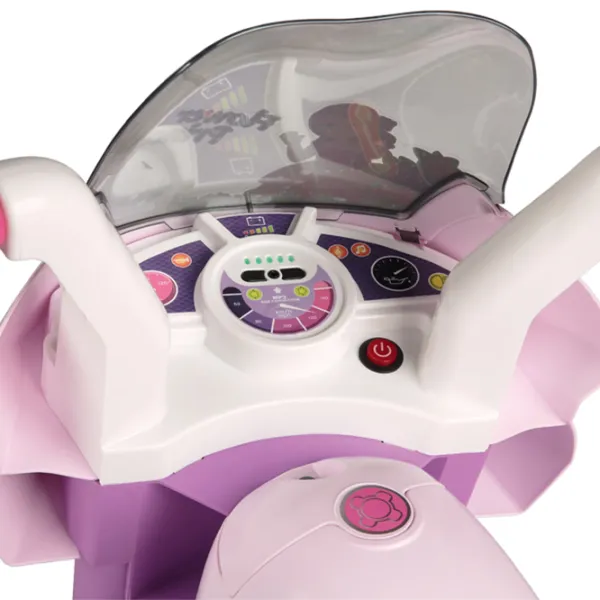 Детский мотоцикл Peg Perego Flower Princess 25 кг / 2+ / 4 км/ч / Розовый photo 6
