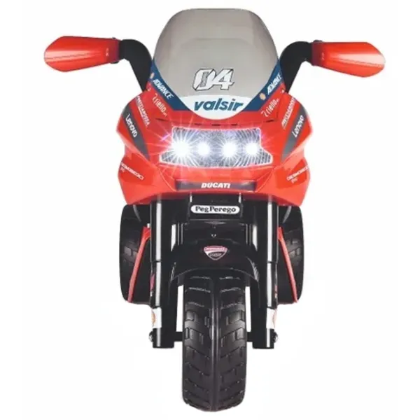 Детский мотоцикл Peg Perego Ducati Desmosedici Evo 25 кг / 2+ / 4 км/ч / Красный photo 2