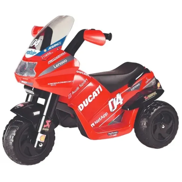 Детский мотоцикл Peg Perego Ducati Desmosedici Evo 25 кг / 2+ / 4 км/ч / Красный photo 3