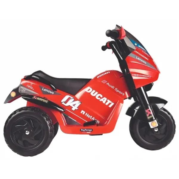 Детский мотоцикл Peg Perego Ducati Desmosedici Evo 25 кг / 2+ / 4 км/ч / Красный photo 4