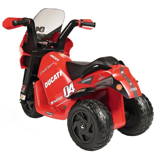 Детский мотоцикл Peg Perego Ducati Desmosedici Evo 25 кг / 2+ / 4 км/ч / Красный photo 5