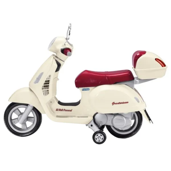 Детский мотоцикл Peg Perego Vespa 30 кг/ 3+/ 5 км/ ч/ Бежевый photo 2