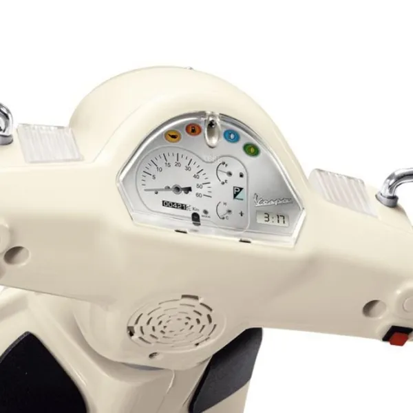 Детский мотоцикл Peg Perego Vespa 30 кг/ 3+/ 5 км/ ч/ Бежевый photo 8