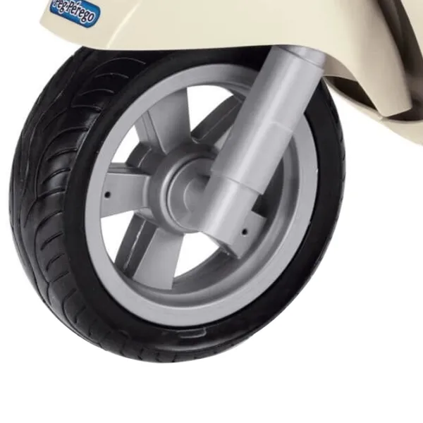 Детский мотоцикл Peg Perego Vespa 30 кг/ 3+/ 5 км/ ч/ Бежевый photo 9
