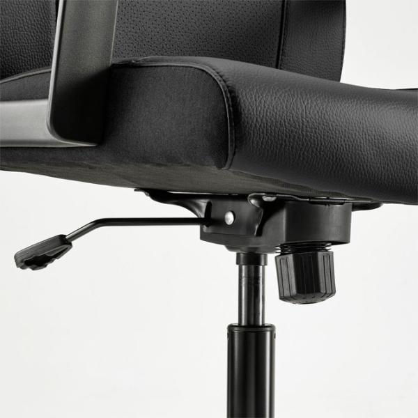 Fotoliu de birou Ikea Millberget Piele artificială/ Black photo 8 Fotoliu de birou Ikea Millberget Piele artificială/ Black photo 8
