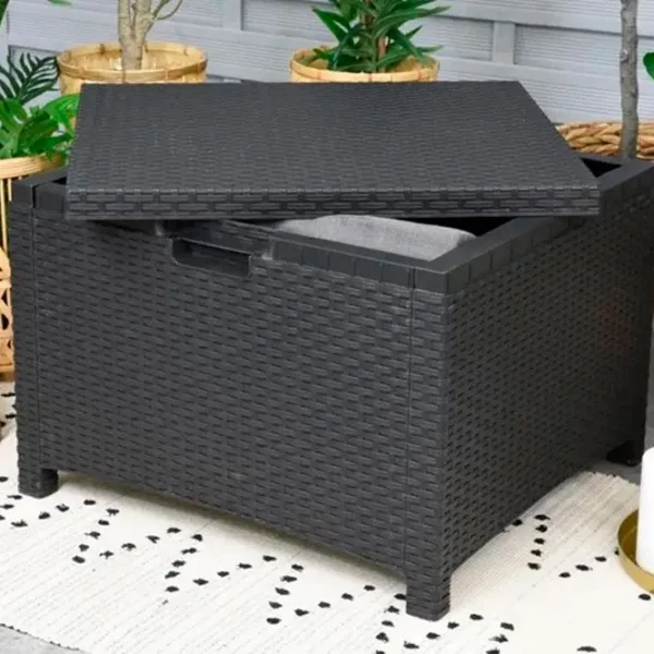 Set mobilă terasă Bica Venezia 2 Ratan artificial/ Polipropilenă/ Rattan artificial/ Graphite photo 5