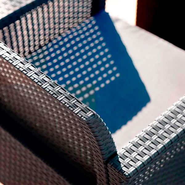 Set mobilă terasă Bica Venezia 3 Ratan artificial/ Polipropilenă/ Rattan artificial/ Graphite photo 5