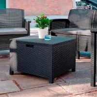 Set mobilă terasă Bica Venezia 3 Ratan artificial/ Polipropilenă/ Rattan artificial/ Graphite photo 6