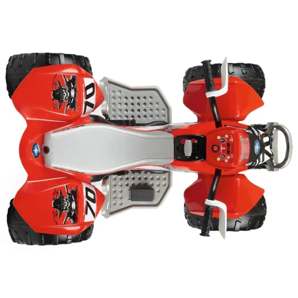 Детский квадроцикл Peg Perego Polaris Outlaw 40 кг/ 3+/ 7.4 км/ ч/ Красный photo 4