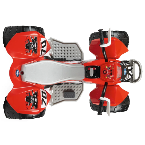 Детский квадроцикл Peg Perego Polaris Outlaw 40 кг/ 3+/ 7.4 км/ ч/ Красный photo 4