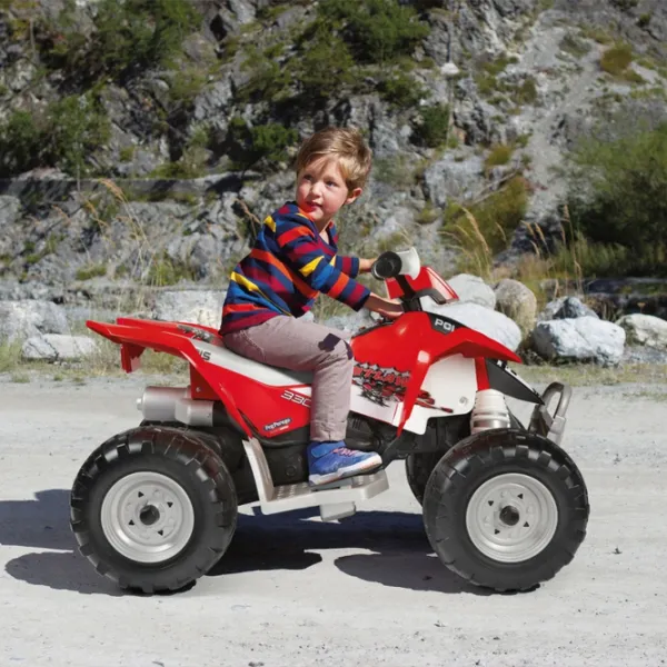 Детский квадроцикл Peg Perego Polaris Outlaw 40 кг/ 3+/ 7.4 км/ ч/ Красный photo 7