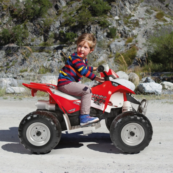Детский квадроцикл Peg Perego Polaris Outlaw 40 кг/ 3+/ 7.4 км/ ч/ Красный photo 7