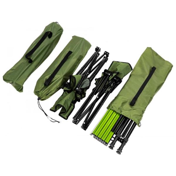 Set mobilă terasă Enero Camp 1048833 Aluminiu/ Plastic/ Textil/ Green photo 3
