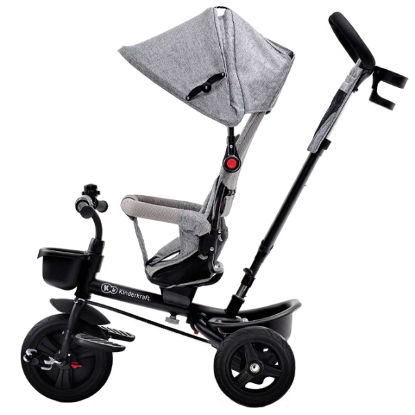 Трицикл KinderKraft Aveo Серый photo 3 Трицикл KinderKraft Aveo Серый photo 3
