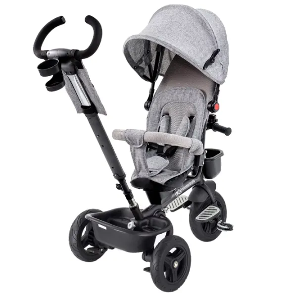 Трицикл KinderKraft Aveo Серый photo 5 Трицикл KinderKraft Aveo Серый photo 5