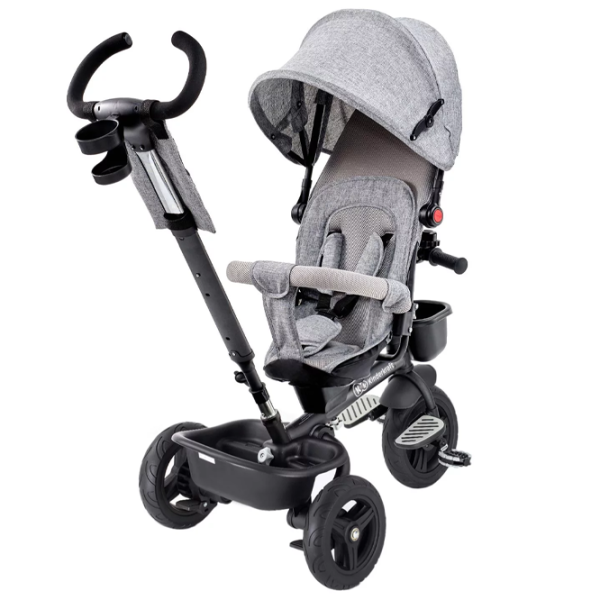 Трицикл KinderKraft Aveo Серый photo 5 Трицикл KinderKraft Aveo Серый photo 5