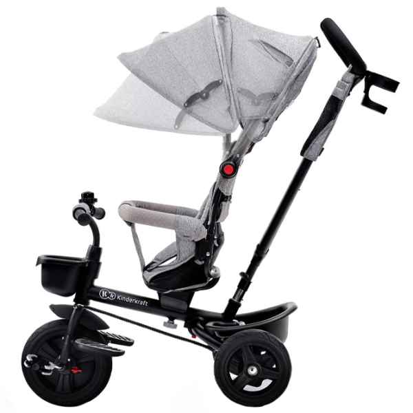 Трицикл KinderKraft Aveo Серый photo 6 Трицикл KinderKraft Aveo Серый photo 6