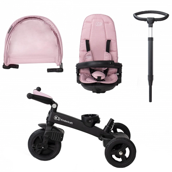 Triciclu KinderKraft EasyTwist Pink photo 9