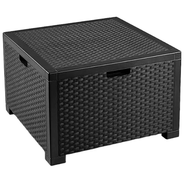 Set mobilă terasă Bica Nebraska 2 Aluminiu/ Polipropilenă/ Rattan artificial/ Graphite photo 4