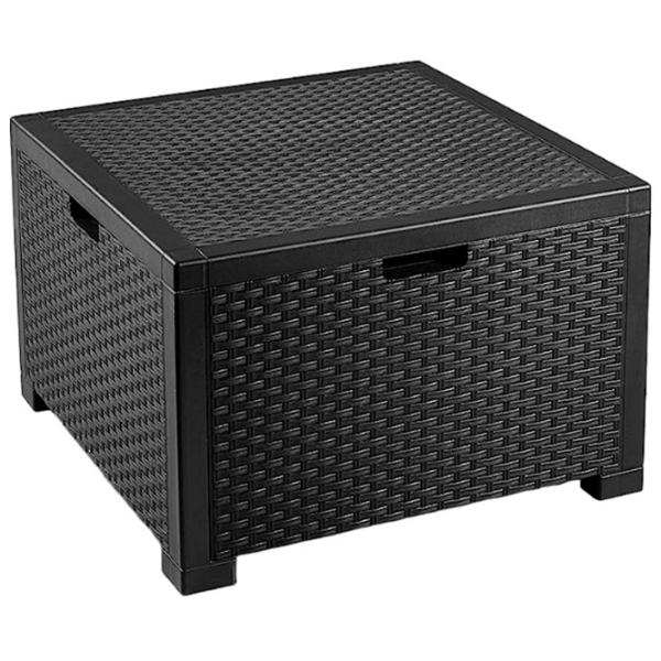 Set mobilă terasă Bica Nebraska 2 Aluminiu/ Polipropilenă/ Rattan artificial/ Graphite photo 4