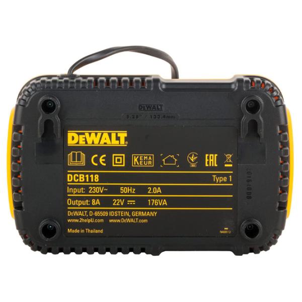 Зарядное устройство для инструментов Dewalt DCB118 Li-Ion/ 18 V photo 5