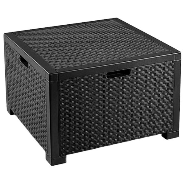 Set mobilă terasă Bica Nebraska 3 Ratan artificial/ Polipropilenă/ Rattan artificial/ Graphite photo 3