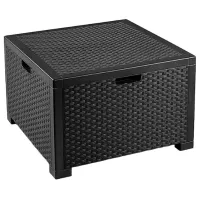 Set mobilă terasă Bica Nebraska 3 Ratan artificial/ Polipropilenă/ Rattan artificial/ Graphite photo 3