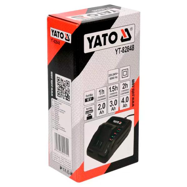 Încărcător pentru instrumente Yato YT82848 Li-Ion/ 2 Ah/ 18 V photo 4