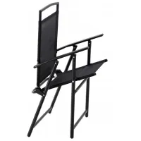 Set mobilă terasă GardenLine KRE7899 Oțel/ Sticlă/ Stofă/ Black photo 3