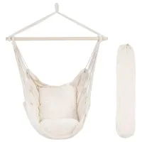 Стул-гамак Procart HAM10398 5629614 150 кг/ Хлопок/ Бежевый photo 4
