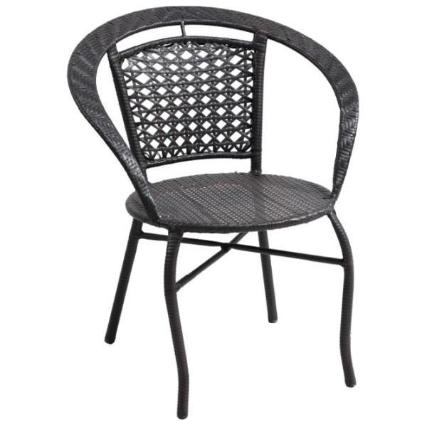 Set mobilă terasă Mobhaus Lasan 2 Ratan artificial/ Sticlă/ Rattan artificial/ Brown photo 2