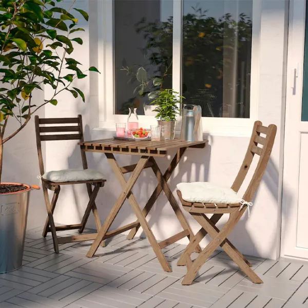 Set mobilă terasă Ikea Askholmen Lemn/ Lemn/ Lemn/ Light Brown photo 7