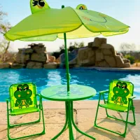 Set mobilă terasă Strend Pro Melisenda Frog Metal/ Plastic/ Stofă/ Green photo 3