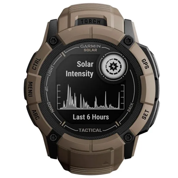 Ceas inteligent Garmin Instinct 2X Solar Tactical Edition 1.1"/ 010-02805-02/ Coyote Tan Brown photo 2 Ceas inteligent Garmin Instinct 2X Solar Tactical Edition 1.1"/ 010-02805-02/ Coyote Tan Brown photo 2
