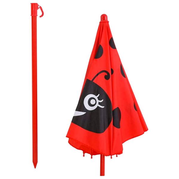 Set mobilă terasă Strend Pro Melisenda Ladybug Metal/ Plastic/ Stofă/ Red photo 3