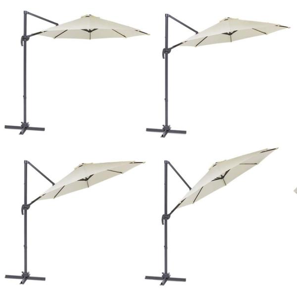 Umbrelă de grădină Blumfeldt Belo Horizonte 5470636 Cream photo 2