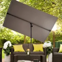 Umbrelă de grădină Blumfeldt Blumfeldt Flex-Shade XL 10034728 Dark Gray photo 3