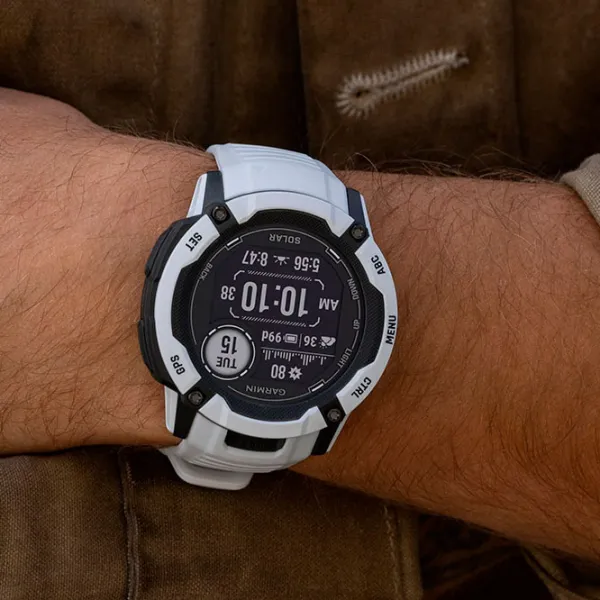 Ceas inteligent Garmin Instinct 2X Solar 1.1"/ 010-02805-04/ Whitestone White photo 7