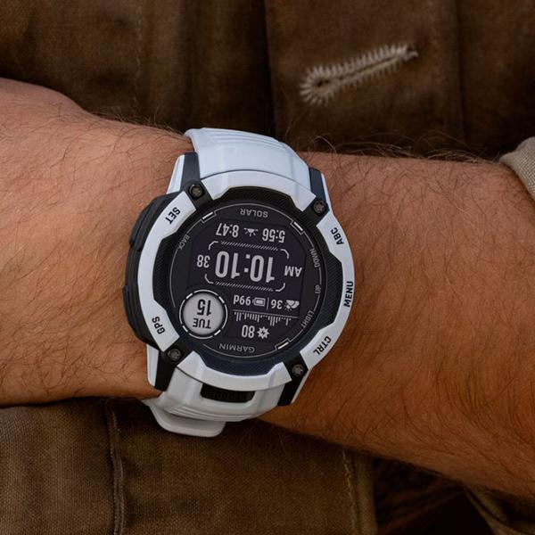 Ceas inteligent Garmin Instinct 2X Solar 1.1"/ 010-02805-04/ Whitestone White photo 7