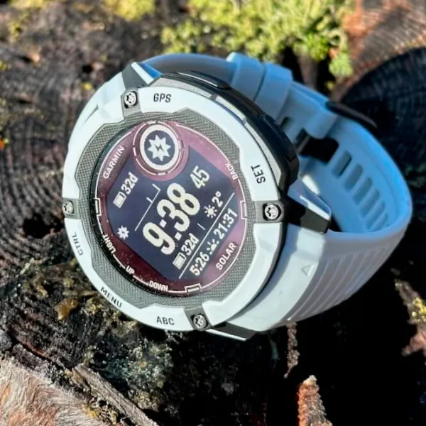 Ceas inteligent Garmin Instinct 2X Solar 1.1"/ 010-02805-04/ Whitestone White photo 8