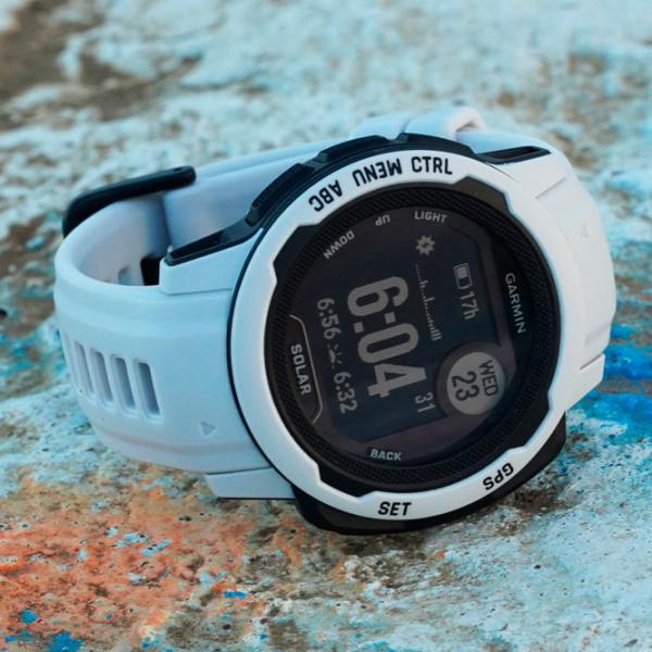 Ceas inteligent Garmin Instinct 2X Solar 1.1"/ 010-02805-04/ Whitestone White photo 10
