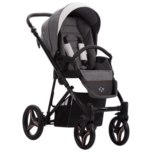 Cărucior pentru copil Bebetto Flavio Gloss 43821/ Gray photo 4
