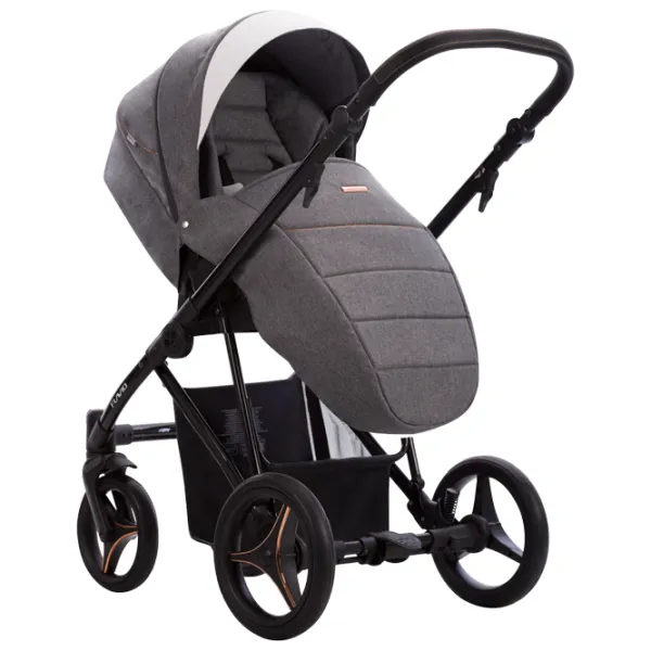 Cărucior pentru copil Bebetto Flavio Gloss 43821/ Gray photo 5