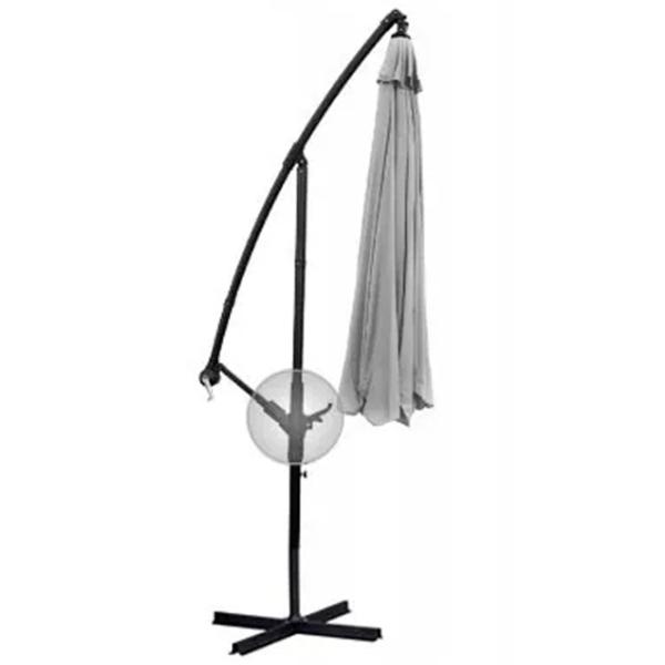 Umbrelă de grădină Plonos 4220 Light Grey photo 3