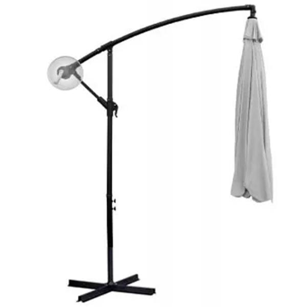 Umbrelă de grădină Plonos 4220 Light Grey photo 4