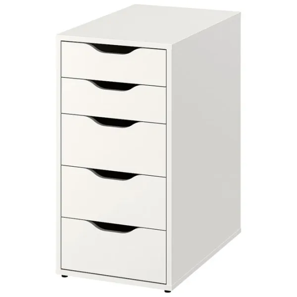 Офисный стол Ikea Lagkapten/ Alex () 140 - 60 ДСП/ Белый photo 4